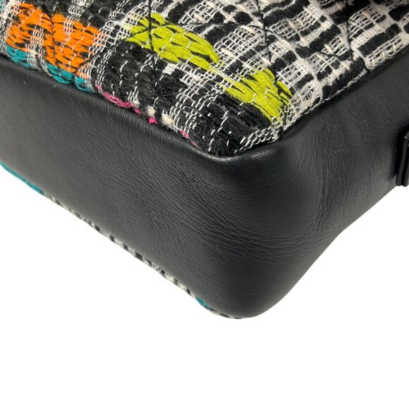 Chanel Black / White Multi 2015 Easy Fantasy Tweed Flap Shoulder Bag - Picture 8 of 16